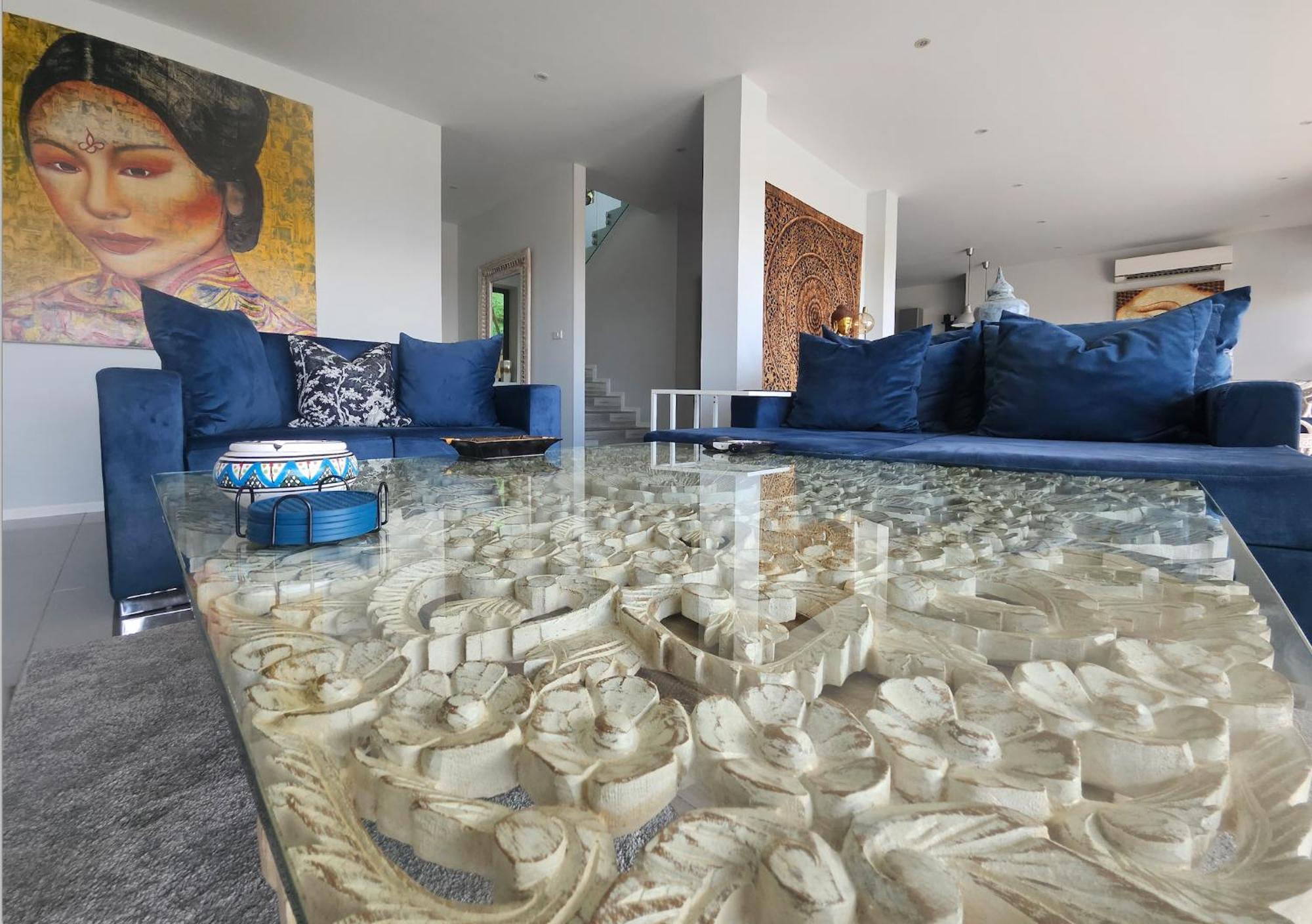 Villa Large Luxurious 3 Bedrooms Pool I Breathtaking Mountains And Seaview Bang Rak Beach (Koh Samui)